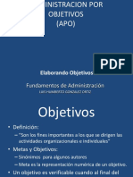 Administracion Por Objetivos Apo