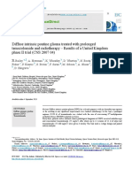 Di Use Intrinsic Pontine Glioma Treated With Prolonged FF Temozolomide and Radiotherapy - Results of A United Kingdom Phase II Trial (CNS 2007 04) S