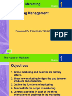 Marketing Management: The Nature of Marketing