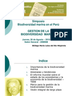 Gestion de La Biodiversidad Marina