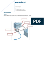 DC Machine Worksheet