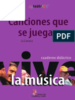 Canciones Que Se Juegan (La Carraca) - Cuaderno Didáctico