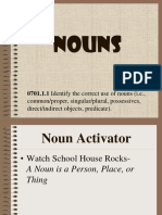 Click Here For NOUNS PowerPoint