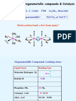 Transition Metal Organometallic Compounds & Catalysis: French Chemist L. C. Cadet 1760 As Me Dicacodyl