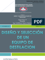 Diseño y Seleccion de Un Equipo de Destilacion