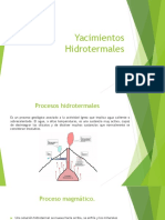 Yacimientos Hidrotermales