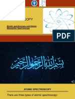 Atomic Spectroscopy and Atomic Absorption Spectros