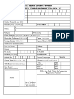 AU Enrollment Form