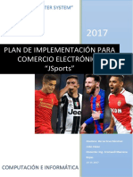 Plan de Implementación de Una Plataforma para Tienda Online Venta de Ropa Deportiva - de La Cruz Sanchez - Prof Cronwell Mairena Rojas