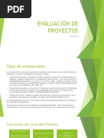 Gestion y Evaluacion de Proyectos Post-Inversion