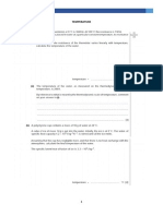 PHYSICS A2 9702/43: Temperature