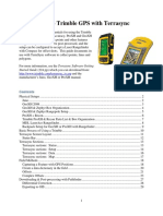 Guide To Trimble GPS With Terrasync: Started Guide (224 PP) Which You Can Download From