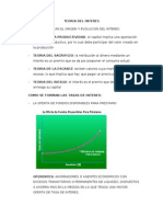 Teoria Del Interes