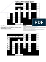 Crucigrama ISO9001 2008