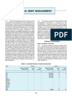 Public Debt Management: Central Government Ways and Means Advances