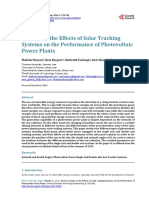 A Study On The Effects of Solar Tracking Systems On The Performance of Photovoltaic Power Plants