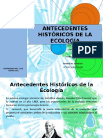 Antecedentes Históricos de La Ecología