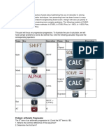 Calc Tekniks For Progression