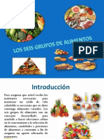 Los Seis Grupos de Alimentos Presentacion222222