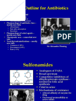 General Outline For Antibiotics: Chemistry - MIP Effect On Microbes - MIP