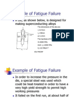 Example of Fatigue Failure