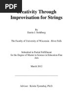 Creativity Through Improvisation For Strings