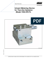 Lubricant Metering Device For Two-Line Systems Model VSG-KR-FL