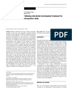 The Perception of Pain Following Interdental Microimplant Treatment For Skeletal Anchorage: A Retrospective Study