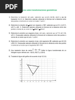 Actividadesa Sobre Transformaciones Geométricas