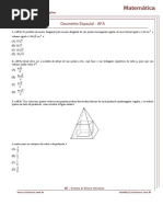 Geometria Espacial - AFA