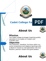 Cadet Colleg Fateh Jang - A Detailed Overview