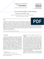 1 Limestone Dust and Wood Sawdust As Brick Material PDF