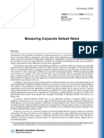 Moody - Default Rates PDF