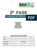 Caderno de Provas Do Vestibular SSA 2 - 2º DIA