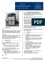 Sop Changing A Toner Cartridge