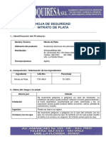 Hoja de Seguridad Nitrato de Plata v1.1