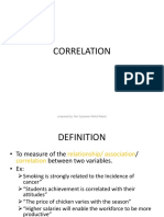 Correlation: Prepared By: Nor Syazwani Mohd Rasid