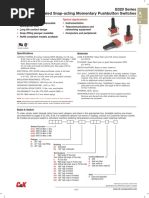 C and K USA Pushbutton Switch E121 E020 - 5jan12-14673