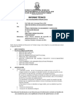 Informes Tecnicos 2016 INFORME SEMESTRAL