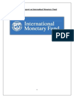 Project Report On Internatinal Monetary Fund