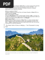 What Is A Country in China?: The Great Wall of China in Beijing - Ten-Thousand-Li-Long Wall