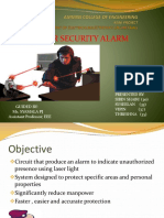 Laser Security Alarm