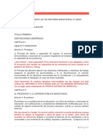 Análisis de La Nefasta Ley de Reforma Magisterial N