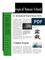 Tropical Bonsai School - Brochure