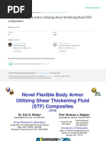 Wetzel, Wagner, Lee - 2003 - Novel Flexible Body Armor Utilizing Shear Thickening Fluid (STF) Composites