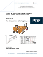 Mod Vi-Programacion de Obra y Liquidacion de Obras