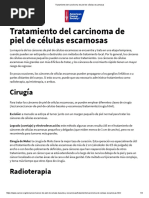 Tratamiento Del Carcinoma de Piel de Células Escamosas