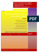 Portafolio de Doctrina Social de La Iglesia - Actividades Formativas de Asignatura - IIU