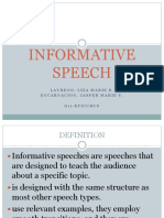 Informative Speech