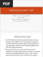 Protocolos Nat y Pat